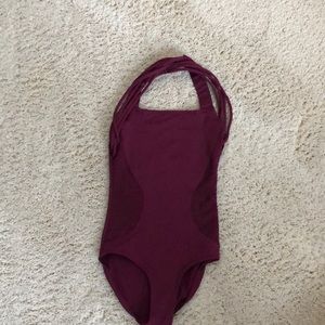 Maroon Capezio Leotard